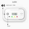ELRO FC5003 Carbon Monoxide Detector, 10-Year Sensor, with Display, Pack