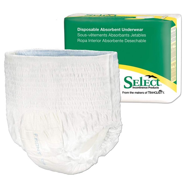 Select Disposable Absorbent Underwear - Small 88/cs
