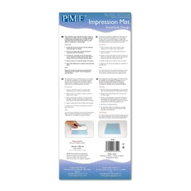 PME IM196 Snowflake Design Impression Mat, 15x0.1x30.5 cm