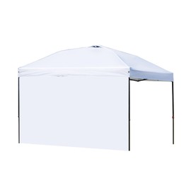 MOQI 10x10 ft Sidewall for Canopy Tent Sunwall for Pop Up Canopy Tent with Straight Leg, 1 Pack Sidewall Only (Beige)