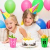 Jingmore 30 Pcs Pink and Green Bow Plastic Cups 16