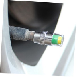 Gatuida 4pcs Valve Stem Caps for Car Tyres Pressure Monitor Valve Caps Sensor Indicator for SUV Pressure Indicator Dust