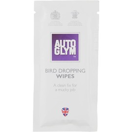 Autoglym Bird Dropping Wipes, x10 - Car Cleaning Wipes Offer A Quick, Clean Fix For a Mucky Job