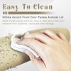 1 Pair Beige PU Leather Door Panel Armrest Cover for