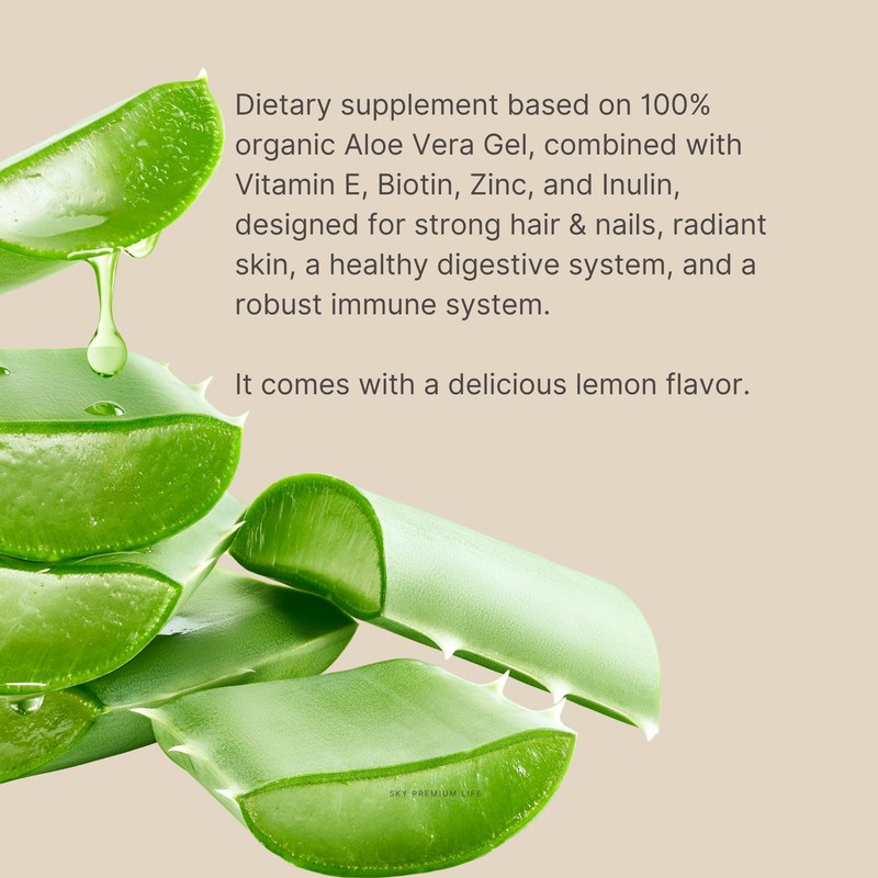 Sky Premium Life Aloe Vera - 480ml Food Supplement –
