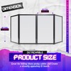 HECASA DJ Facade Booth Portable Event Cover Screen, Black Steel
