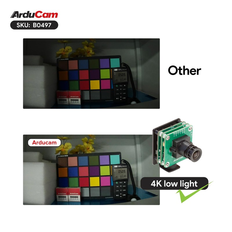 Arducam USB 3.0 Camera, 8.3MP 90fps@720p High-Speed USB Camera Module,