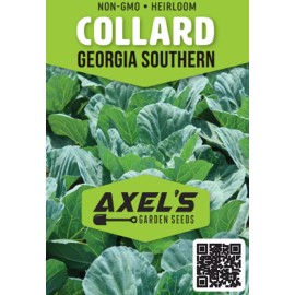 Axel's Garden Seeds Georgia Southern Collard Seeds | Heirloom | non-GMO | Fresh Garden Seeds - 200 Seeds