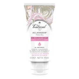 TEATRICAL Aclarador Facial, Corrige visiblemente el aspecto de manchas y da un efecto aclarado, Con concha nácar y niacinamida, contiene 75ml