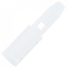 1 x gear knob adapter sleeve, stick shift knob, car gear knob adapter, car gear lever sleeve, made of plastic, for Peu-geot 106 107 206 307 308 406 etc., for Citr-oen C1 C2 C3 C4 etc. (white)