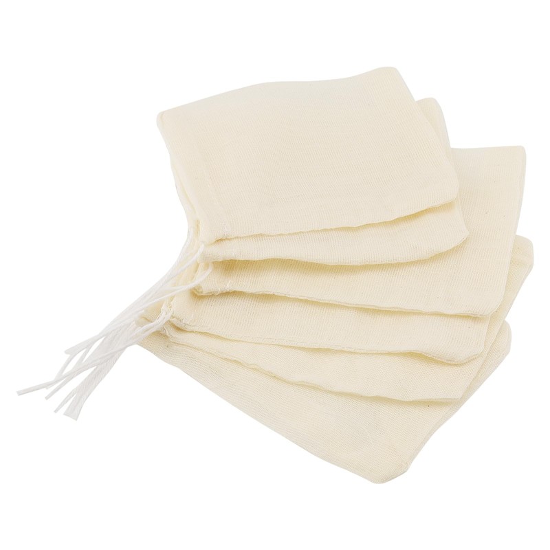 HEIHAK 200 PCS Muslin Bags - Small, 8 x 10