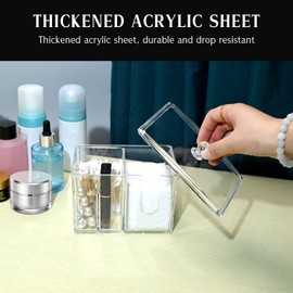 Saihisday Transparent Plastic Storage Box