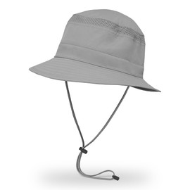 Sunday Afternoons Solar Bucket Hat - UPF 50+, Travel Friendly, Large Crushable Sunhat for Fishing, Hiking, Gardening, Boating - Summer Beach Bucket Hats for Women & Men - Quarry, Medium