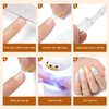 Nicedeco Almond Fake Nail Tips, 504Pcs Medium Soft Gel Nail