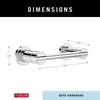 Delta Nicoli (1-Pack) Toilet Paper Holder Polished Chrome Tissue Roll