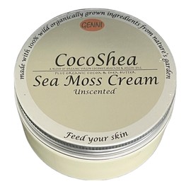 Cocoshea Sea Moss Cream | Nourishing and Moisturinsing | Made with Sea moss, Cocoa & Shea butters, Argan, Advocado Coconut oils | Unscented | Vegan & Animal freindly Skincare