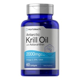 Aceite Krill 2000mg Omega 3 + Astaxantina 60caps Americano