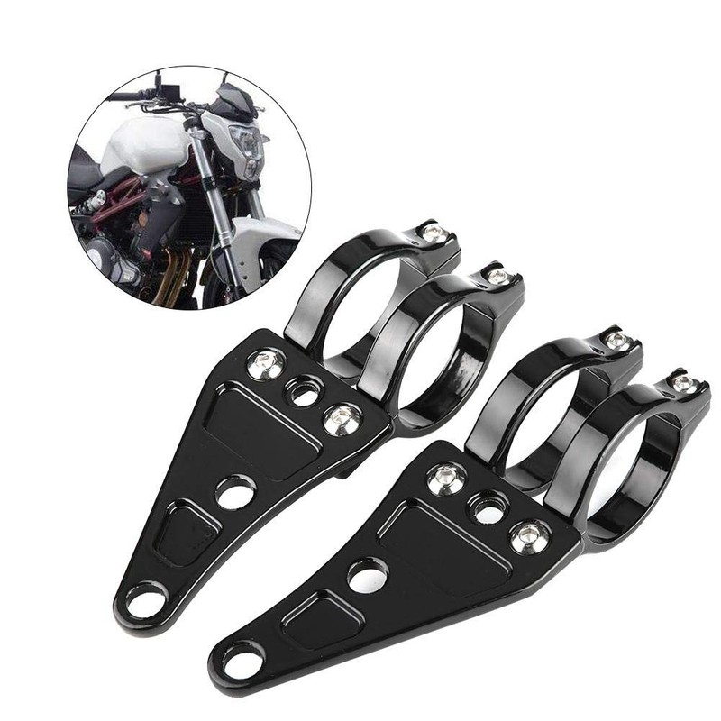 38-41mm Turn Signal Clamps Headlight Bracket, 2 Pieces Billet Aluminum