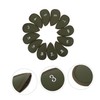Kisangel 12pcs Fake Leather Golf Iron Covers Thick PU Club