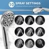 Dual Handheld Shower Head Combo, 2-in-1 Rain Shower Heads System