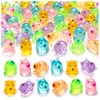 36PCS Luminous Mini Resin Capybara Miniature Capybara Figurines Glow in