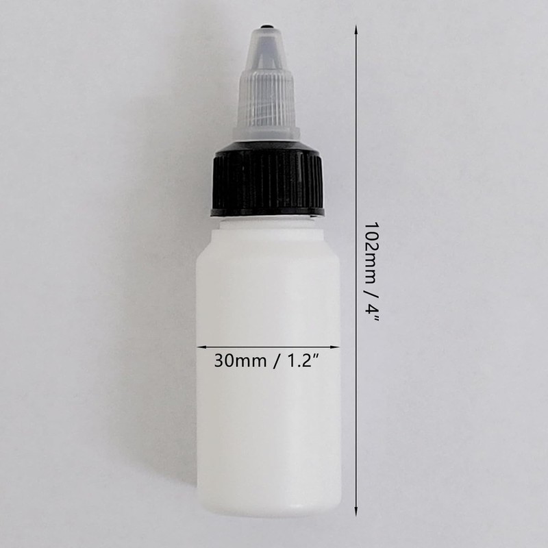 Young Wolf 40pcs HDPE Thin Tip Lab Science Dropper Bottles