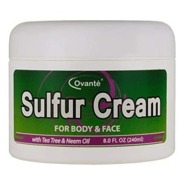 Crema De Azufre De La Piel (8 Oz 240 Ml) Crema Antimicótica