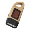 Hand Crank Solar Powered Flashlight Emergency Rechargeable LED Flashlight Self