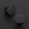 Ravinte 3 Pack Cabinet Knobs Black Kitchen Cabinet Knobs Round