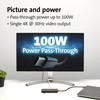 Kensington SD1650P USB-C 4K estación de Acoplamiento con Paso de