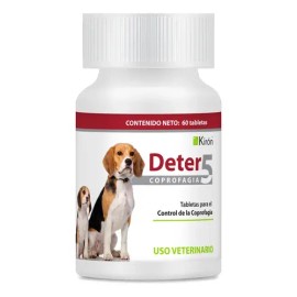Deter 5 Coprofagia Perros 60 Tabletas Razas Pequeñas                                                                                                  