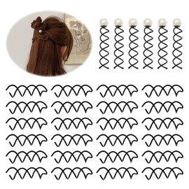 30 Pieces Spiral Hair Clips, Hair Twisting Tools, Hair Styling Tools, Hair Fixing Accessories, Hair Styling Accessories