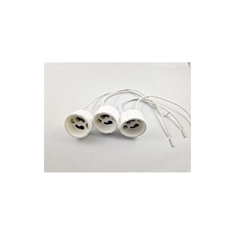 Set of 3 GU10 Ceramic Socket Connector with Extra Thick