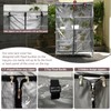 okcool Waterproof Shelf Cover, Wire Shelf Cover with Zipper &