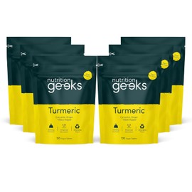 Turmeric Tablets 2000mg with Black Pepper & Ginger - 720 High Strength Curcumin Supplements (12 Months Supply) - Easy Swallow Tablets (Not Turmeric Capsules or Powder) - Vegan - UK Made