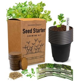 8 Herb Seed Starter Kit – Grow a Variety of Fresh Culinary Herbs – Non-GMO Heirloom Seeds, Complete Indoor & Outdoor Grow Kit, Perfect for Home Gardens & Cooking
