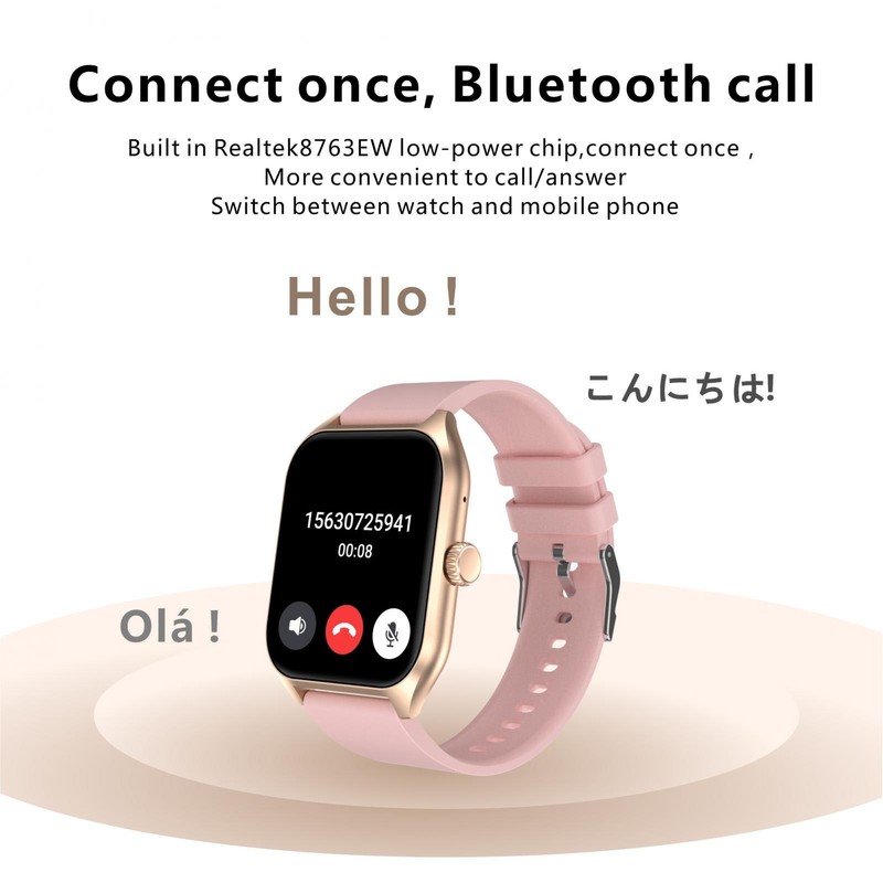 QX5 Smart Watch BT Call Message Notification Voice Control Multiple