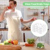 MBAIYO 24 Pcs Plastic Drain Shelf for 1/6 Size Food