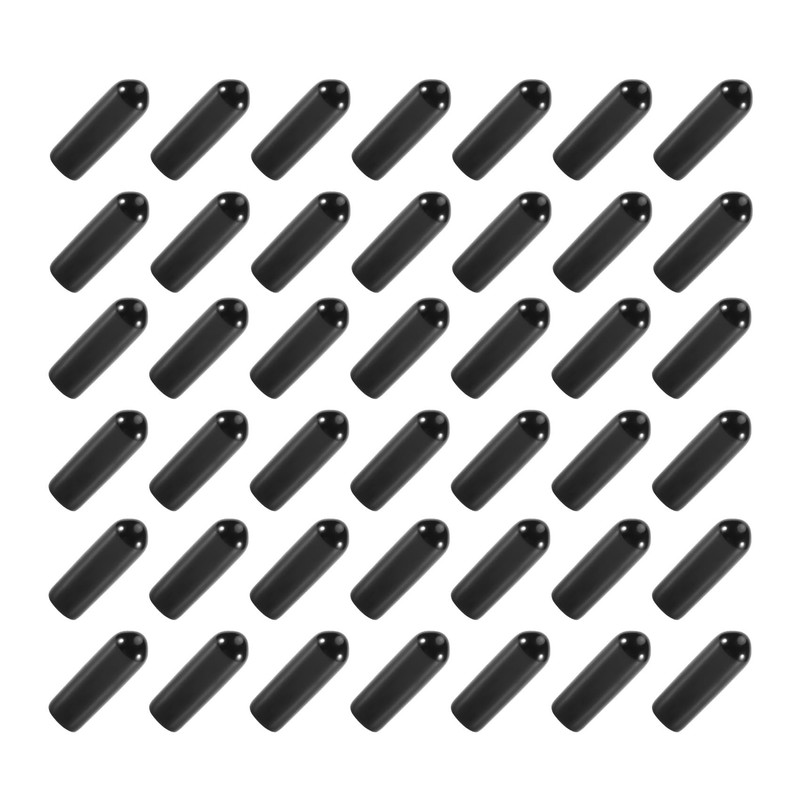 400Pcs Rubber End Caps 4mm ID PVC Round Tube Bolt