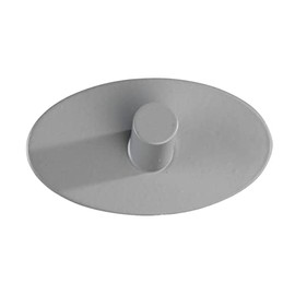 Wenko 22935100 Wall Hook Piceno, Stainless Steel, Grey, 9.5 x 2.2 x 15.5 cm