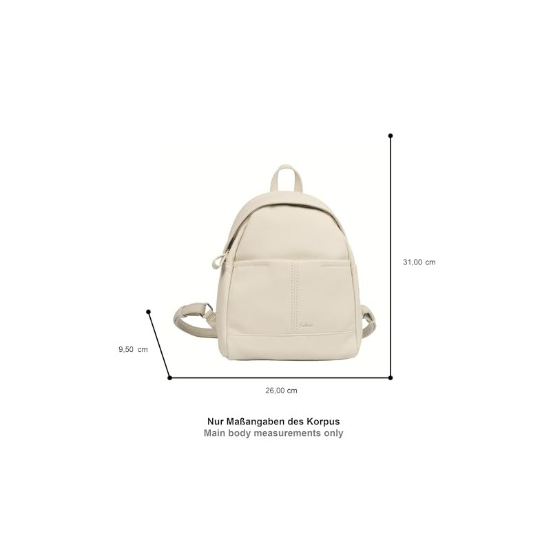 Gabor Women's Lenea Backpack, White, Essential