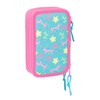 Safta GABBY'S DOLLHOUSE CONFETTI School Pencil Case with 37 Utensils,