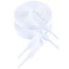 VSUDO VSUDO 200 cm Flat Snow White Shoe Laces for
