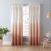 Vue Arashi Modern Boho Decorative Ombre Rod Pocket Window Curtain