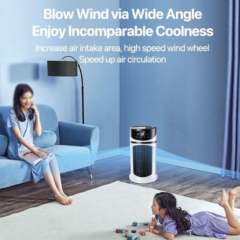 Portable Mini Air Conditioner Mobile Multifunction Air Cooler Fan Water