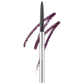 FOCALLURE Eyeliner Pencil with Built-in Sharpener,Waterproof,Smudge Proof,Gel Eye Liner Makeup Pen,Retractable,Long Lasting All Day Wear,Violet