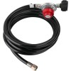 Easylife-Home 12FT QCC1 Propane Regulator with Hose, 20PSI Adjustable LP