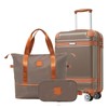 Hardshell Luggage Sets 3 Piece Carry-on Suitcase Double Spinner Wheels