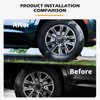 DREAMOTOR 3 1/4 inches=83MM Wheel Center Caps-Outer 83MM, Inner 73MM