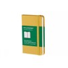 Moleskine Extra Small Golden Yellow Plain Notebook Hard